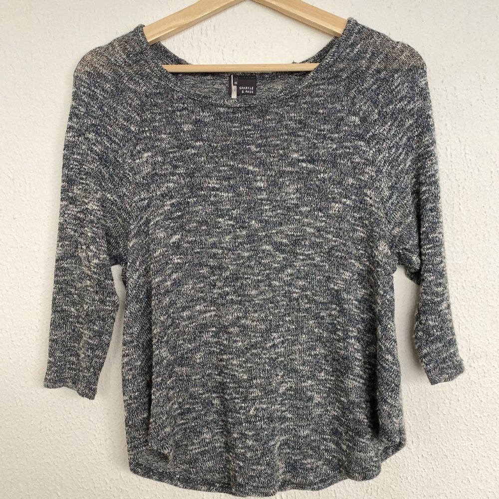 Sparkle & Fade Gray Sweater